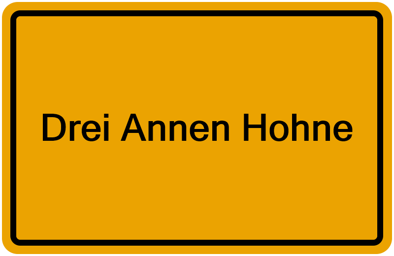 Handelsregisterauszug Drei Annen Hohne